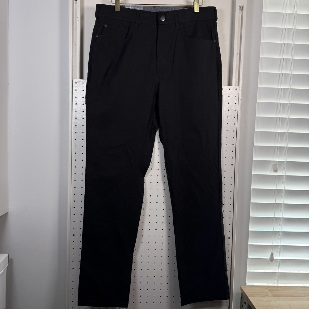 Member's Mark Denali‎ Pants Mens 32x30 Black Stretch Straight Fit Utility NWT